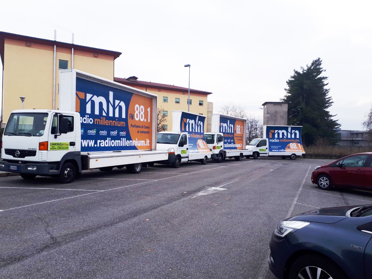 Camion vela Como