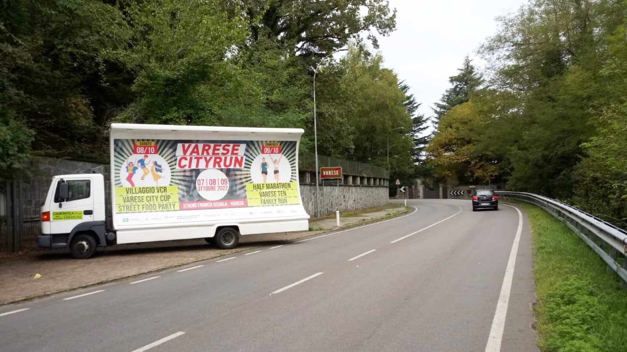 camion vela a Varese